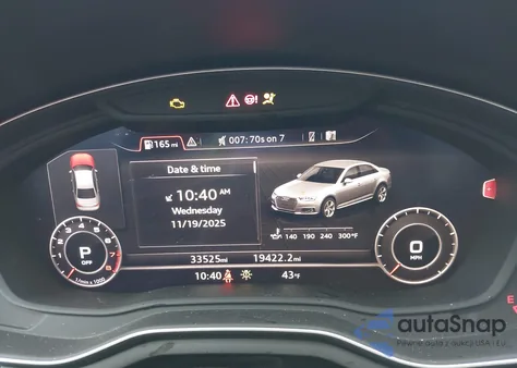 2018 Audi A4 2.0T Premium/2.0T Tech Premium из США, поврежденный, VIN WAUENAF4XJA076468